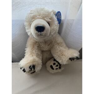 VTG Purr-Fection by MJC Iceberg Polar Bear White Plush Claws 3705 with Tag